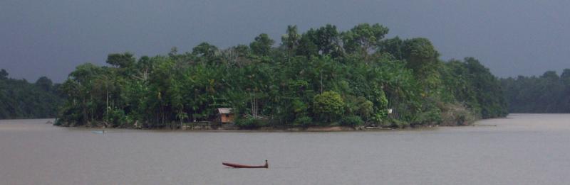Een eiland in de Amazone